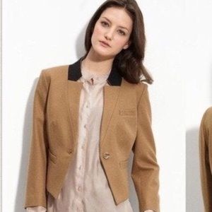 Cropped style wool blazer NWT!